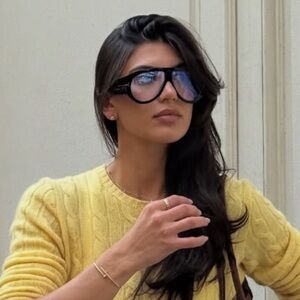 Tom Ford Black Oversized Sunglasses